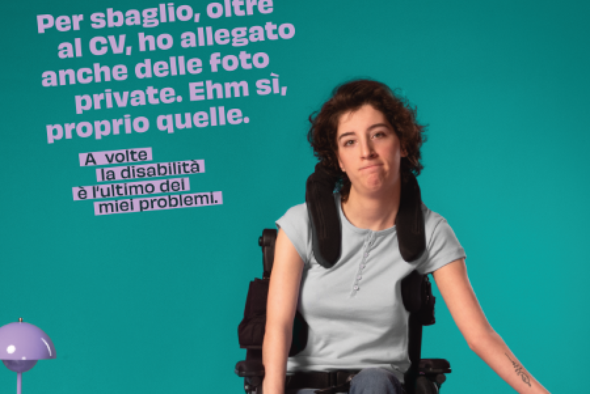 Particolare di una delle immagini della campagna promossa da Tetrabondi