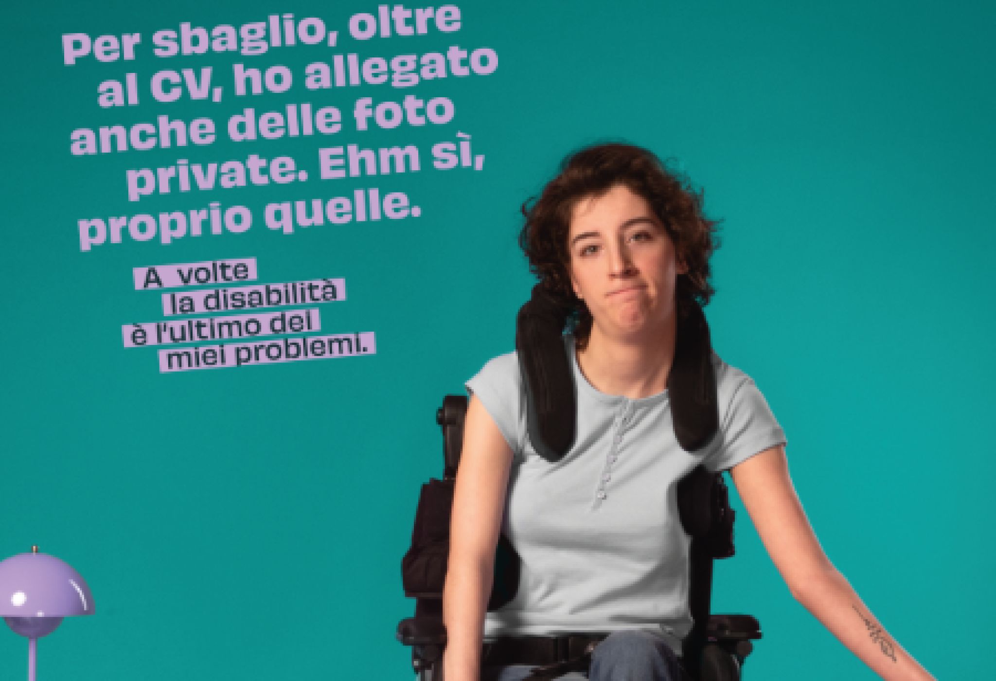 Particolare di una delle immagini della campagna promossa da Tetrabondi
