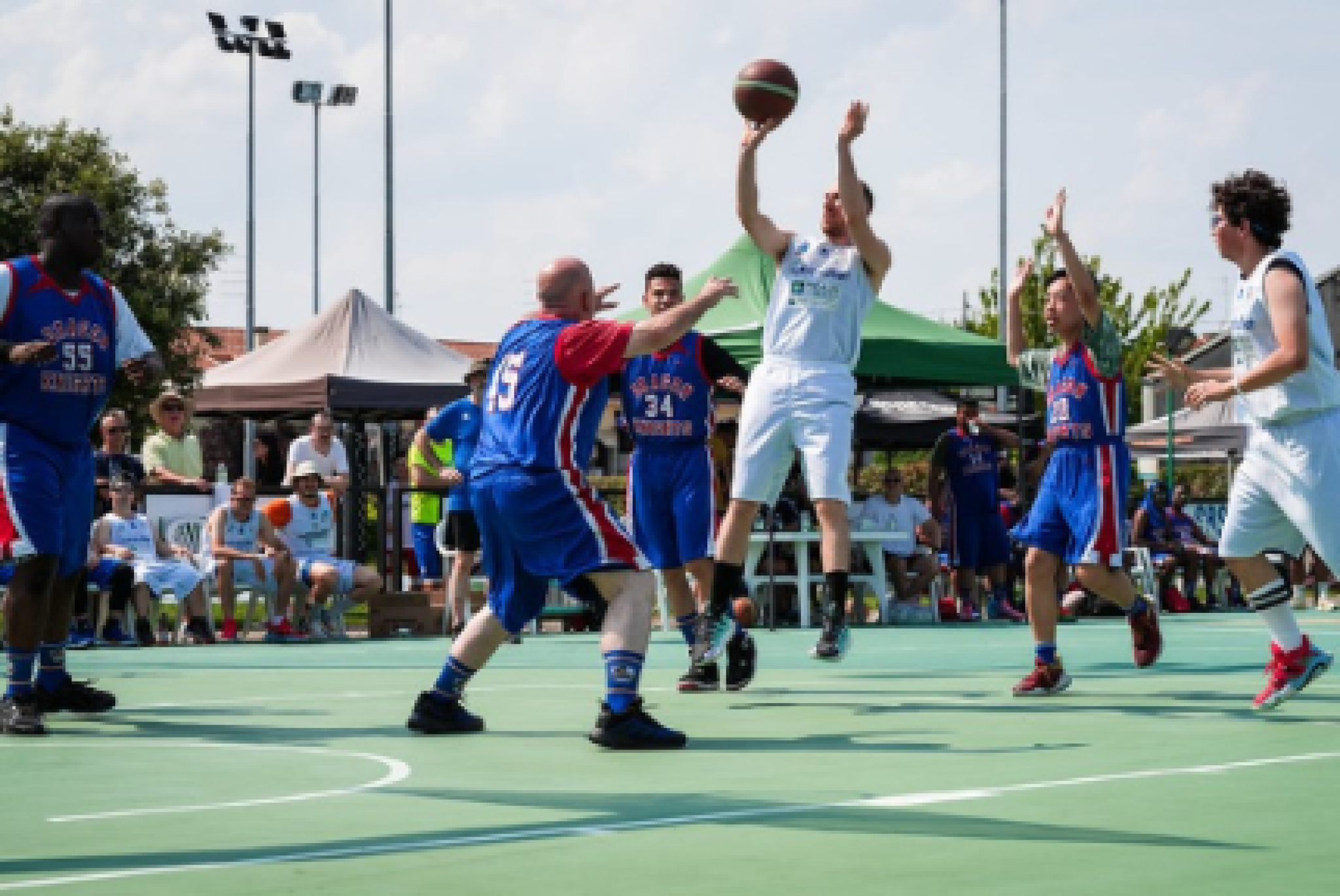 Fase di gioco di una delle partite della scorsa edizione dello "Special Olympics International Unified Basketball Tournament"