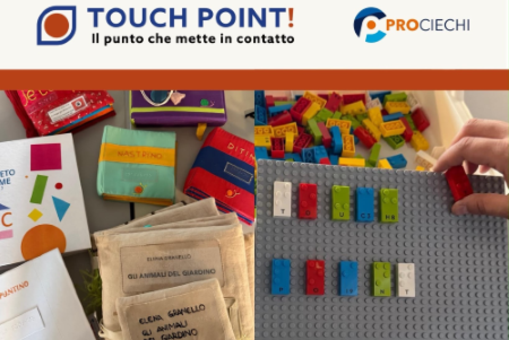 “Touch Point”: nuovo spazio aperto alla sperimentazione e alla cultura tiflodidattica