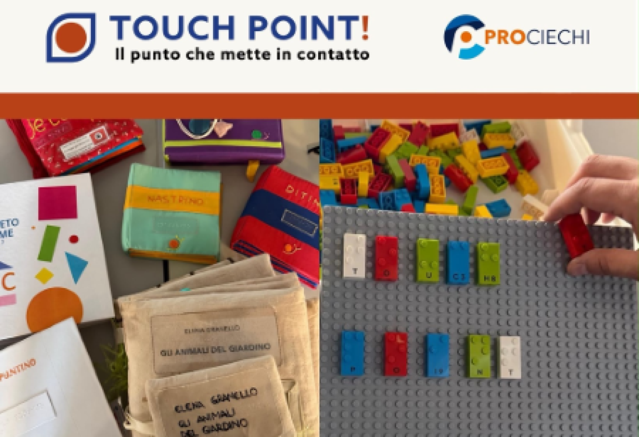 “Touch Point”: nuovo spazio aperto alla sperimentazione e alla cultura tiflodidattica