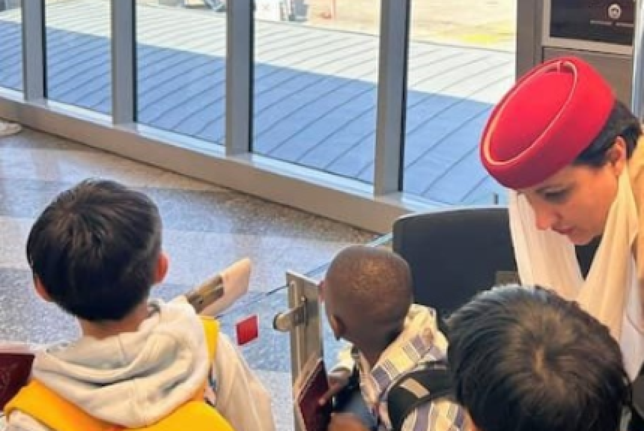 Una fase del percorso "Travel Rehearsal" a Milano Malpensa