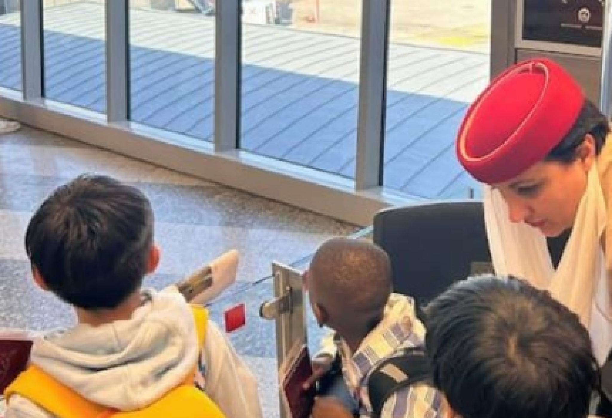 Una fase del percorso "Travel Rehearsal" a Milano Malpensa