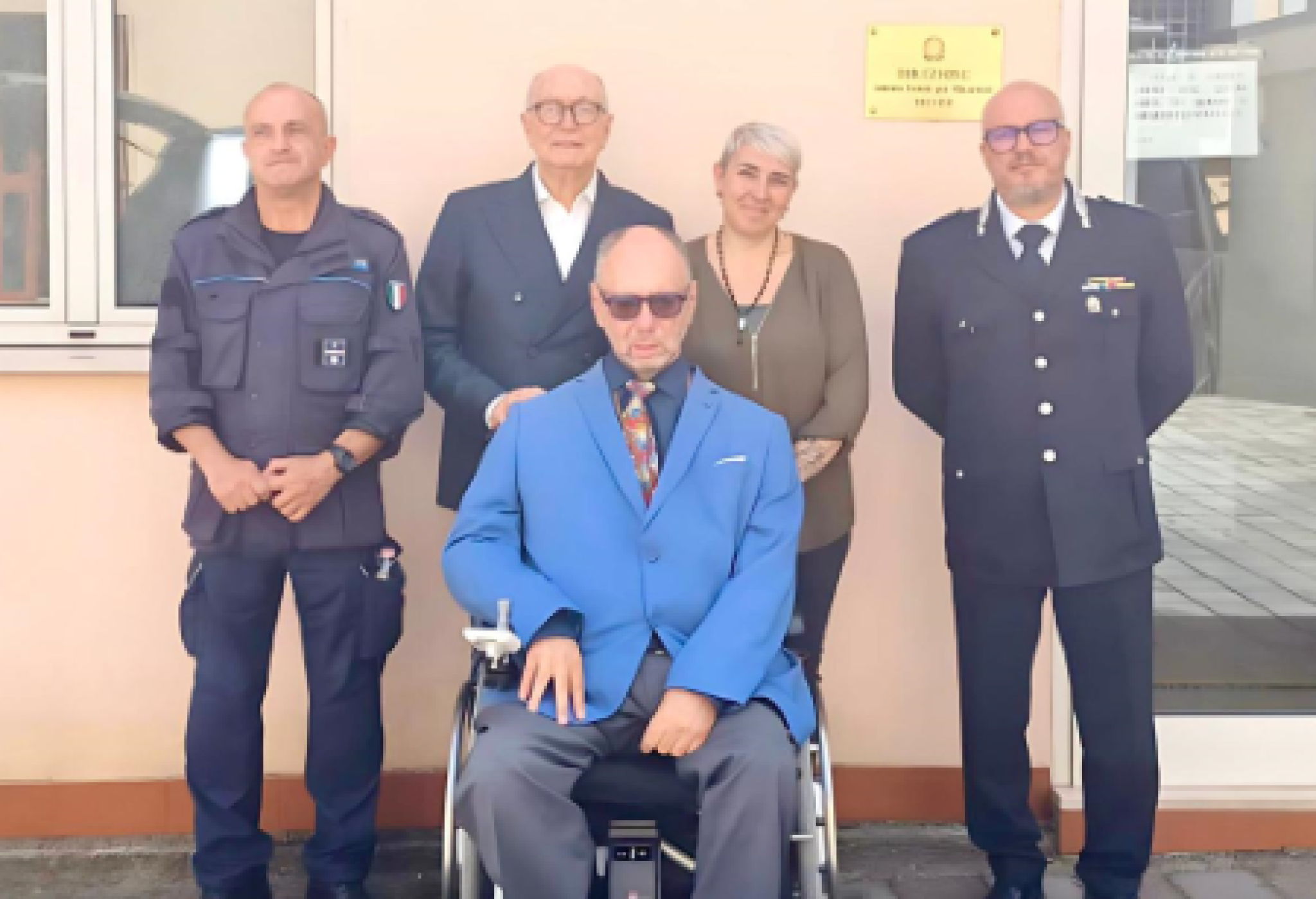 Partecipanti all'evento di avvio del progetto "Guardare oltre", con al centro Rodolfo Dalla Mora, disability manager del Comune di Treviso e presidente della Società Italiana Disability Manager