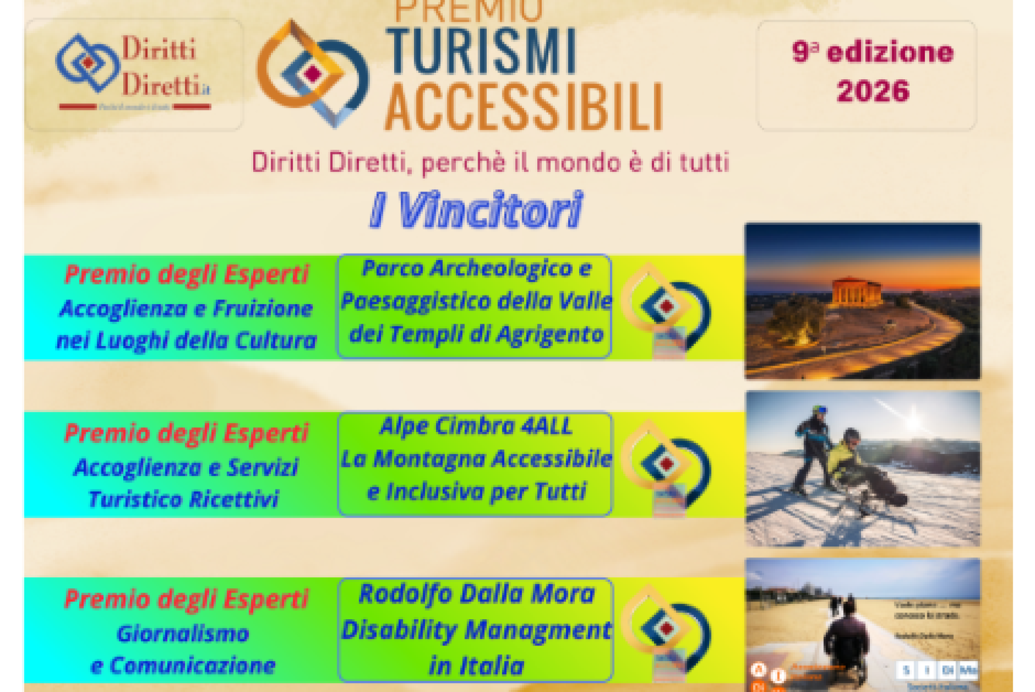 “Turismi Accessibili”: i premi a quelle esperienze che trasformano l’accessibilità in azioni concrete