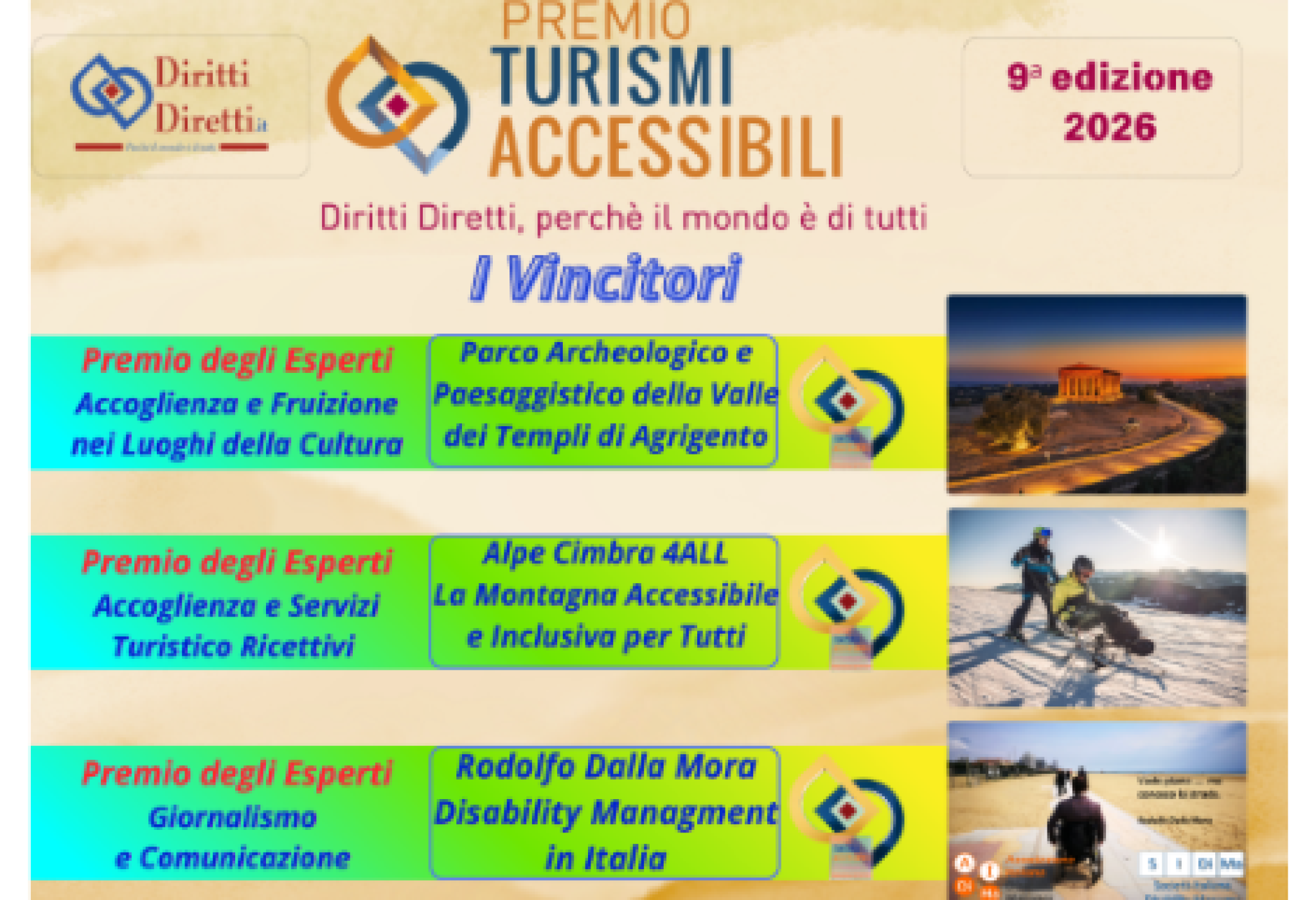 “Turismi Accessibili”: i premi a quelle esperienze che trasformano l’accessibilità in azioni concrete