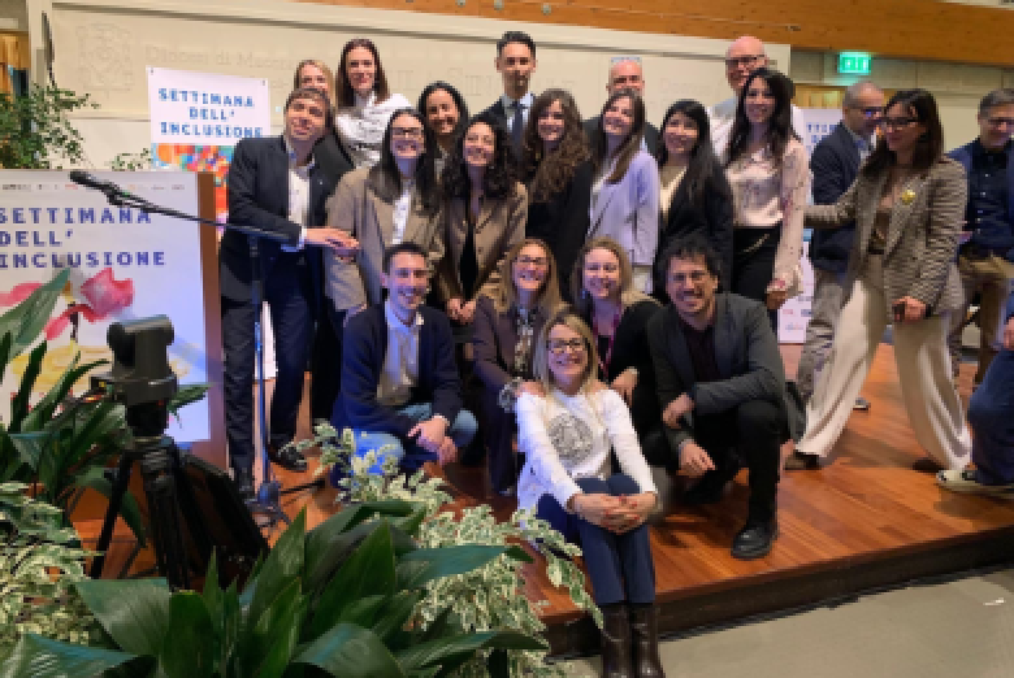 Lo staff del Centro TincTec diretto da Catia Giaconi (in primo piano)