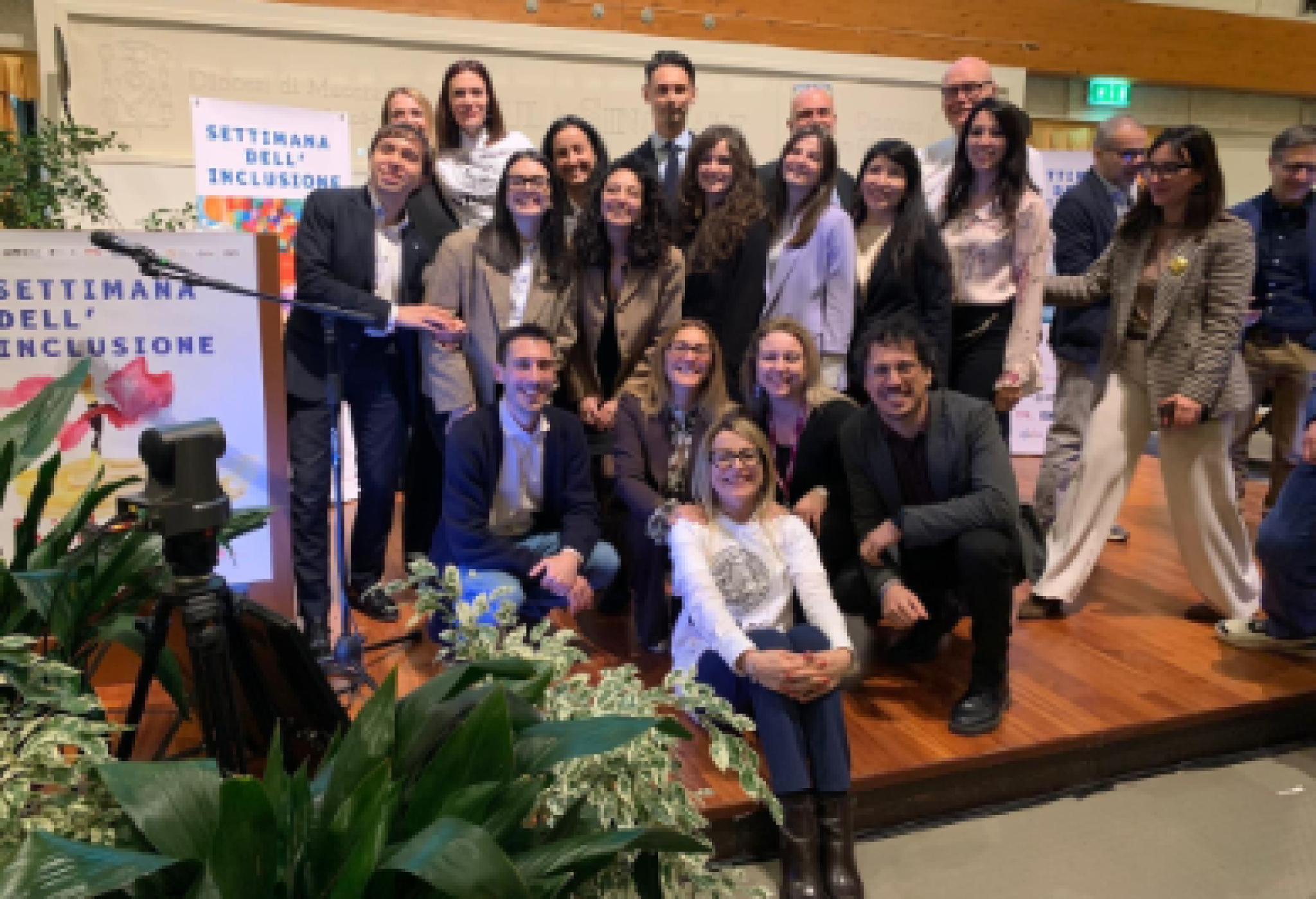 Lo staff del Centro TincTec diretto da Catia Giaconi (in primo piano)