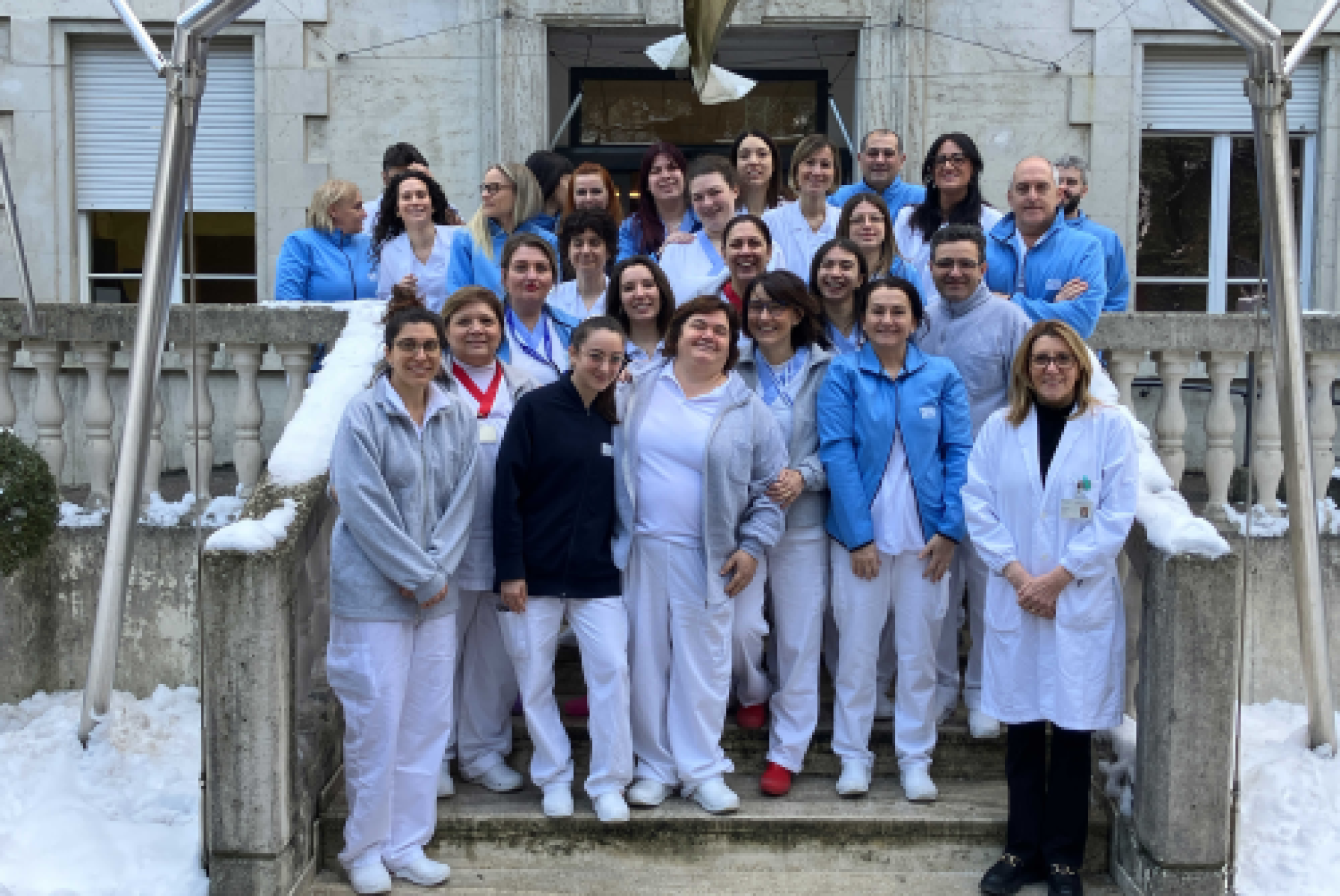 Lo staff dell'Unità Spinale di Montecatone