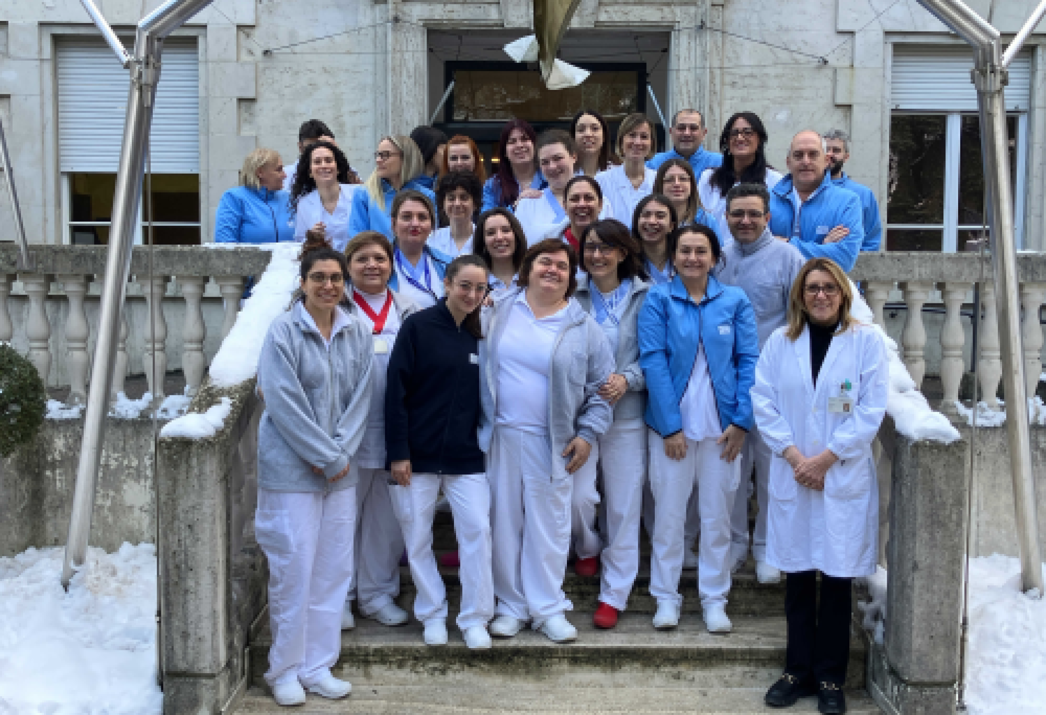 Lo staff dell'Unità Spinale di Montecatone